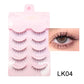New Manga Lashes Soft Natural Eyelashes Thick False Eyelashes Manga Eyelashes Daily Dating Makeup Eyelashes Lashes Wispy