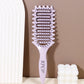 KPOP Curling Brush - Nylon bristles and ABS handle for creating curly hair styling Special for real hair wigs