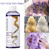 300Ml Color Fixing Purple Shampoo Lock Color Cover Gray Hair Fade Yellow After Bleach Hair Dye Long Lasting Non-irritating Care