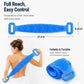 Silicone Brushes Bath Towels Rubbing Back Mud Peeling Body Massage Shower Extended Scrubber Skin Clean Shower Brushes