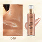 100ml Pearl Rose Gold Body Shimmer Oil Highlighter - Face Brighten Glitter Bronzer Skin Glow Illuminator Makeup Shine Liquid