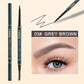 Eyebrow Pencil, Double-Ended, Long-Lasting And Waterproof, Suitable For All Eyebrow Shapes, With Smooth And Natural Effect