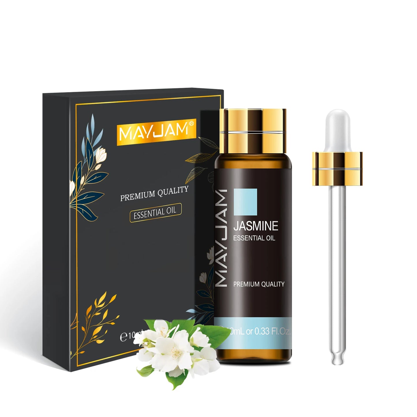 10ML Lavender Eucalyptus Pure Essential Oils Rose Lemon Jasmine Vanilla Mint Sandalwood Bergamot Tea Tree Diffuser Aroma Oil