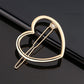 Triangle Moon Hairpin Fashion Women Metal Frog Clip Word Clip Elegant Star Round Barrette Alloy for Ladies Hair Accessories