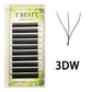 Tbestt 5DW 6DW Volume Lashes Extensions YY Shape Eyelashes False W Shape Eyelashes Extensions Mink Soft 5DW Eyelashes Extensions