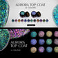 Aurora Glitter Gel Nail Polish 3D Non-Sticky Builder Gel Formula Long-Lasting Shine Soak Off UV/LED Cured Perfect for Manicures