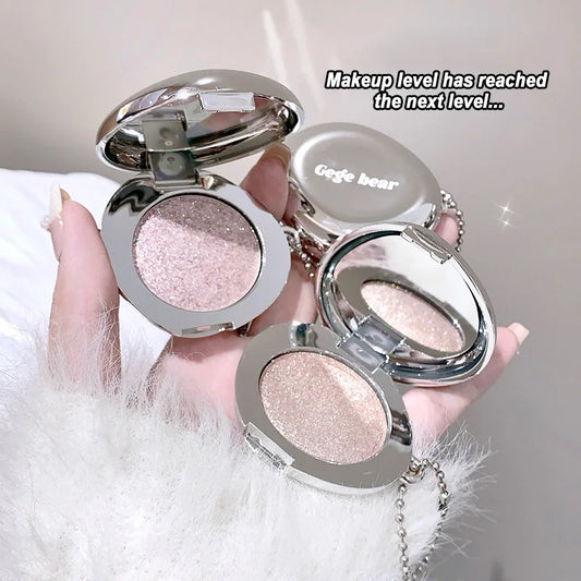 4-color Starry Diamond Highlighter Cream for Face, Collarbone Brightening, Pearlized Shine and Dewy Skin,Face Makeup Product