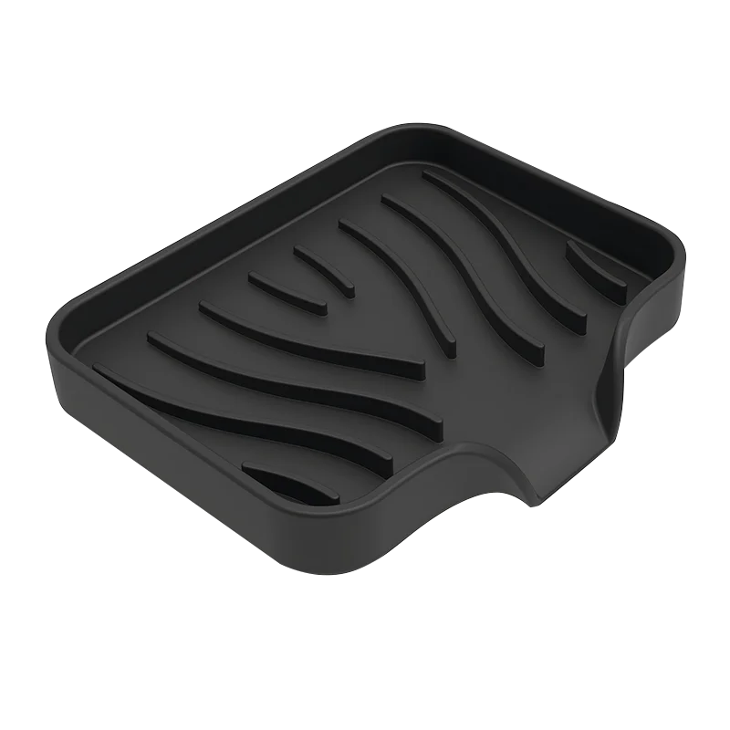 Self Draining Soap Bar Holder Silicone Kitchen Sink Soap Dish Sponge Tray Creative Washing Table Soap Tray Free Punch Drain Rack