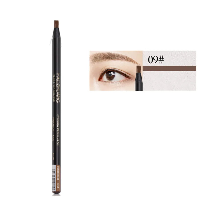 12PCS White Eyebrow Pencil Draw Line Pen Eyeshadow Natural Long-Lasting Brows Tint Waterproof Eye Brow Makeup Beauty Definer