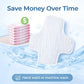 BIAI 5 Pieces Reusable Washable Cotton Pads Soft Skin Friendly Cloth Pads Reusable Reusable Pads for Women Cotton Sanitary Pad