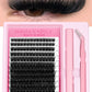 GROINNEYA Lash Clusters Kit Fluffy Individual Lashes C Curl Cluster DIY Lash Extension Kit Lash Bond and Seal Eyelash Extensions