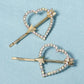 Fashion Bridal Barrettes Clear Crystal Women Hair Ornaments Hair Pins Women Hair Clips Bridal Hair Jewelry Accessories
