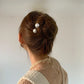 Korean U Shaped Hair Pins Vintage Elegant Pearl Hairpins Metal Bobby Hair Styling Grips Hair Bun Clips Women Girls
