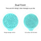 1Pc Silicone Long Handle Bath Brush Double-Sided Shower Exfoliating Brush Body Scrub Back Massage Brushes Bathroom Accessories