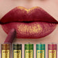 14 Colors Metallic Glitter Velvet Lip Glaze High Pigment Matte Shimmer Lip Tint Diamond Lips Korean Makeup Gifts Liquid Lipstick