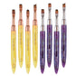 1PC Gel Brush Oval & Flat UV Gel Nail Art Brush Professional Design Brushes Salon Home DIY Manicure