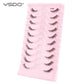 YSDO 5/10 Pairs Half Lashes Cat Eyelashes Soft Natural Clear Band False Lashes Natural Wispy Faux 3d Mink Eyelashes Makeup Tools
