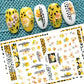 1pcs Sakura Flower 3D Nail Stickers White Cherry Blossom Nail Art Decals Spring Summer Adhesive Slider Decor Wedding Manicure
