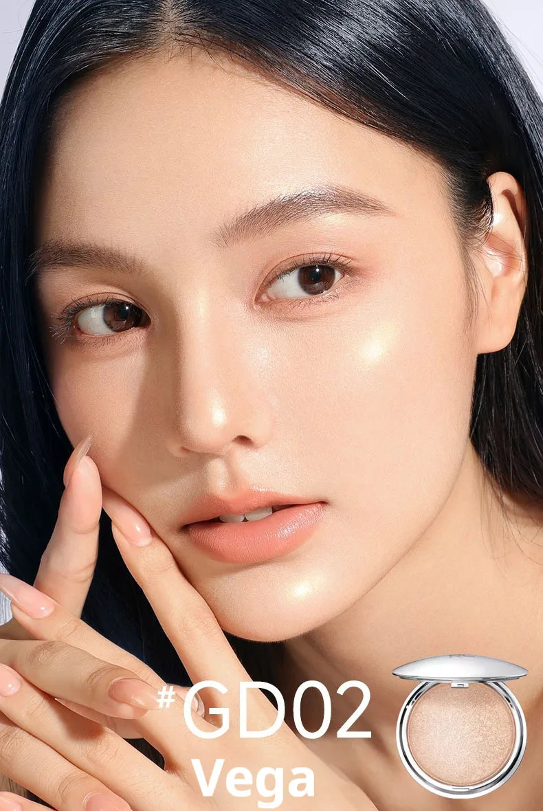 FOCALLURE Highlighter Bronzer Cream Monochrome Highgloss Giltter Long Lasting Natural Matte Concealer Contouring Makeup