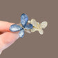 Dreamy Crystal Glass Hairpin, Ultra-Fairy and Dynamic Butterfly Side Clip, Exquisite Side Bangs Clip, Hairpin for Stray Hair