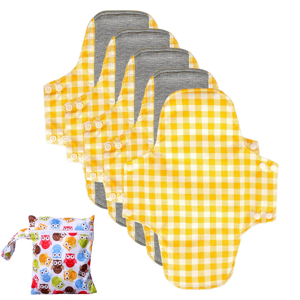 BIAI Large Size Female Nursing Pad Naturally Cloth Menstrual Pad Breathable Graphene Sanitary Pads Panty Liner For Women 22*28CM