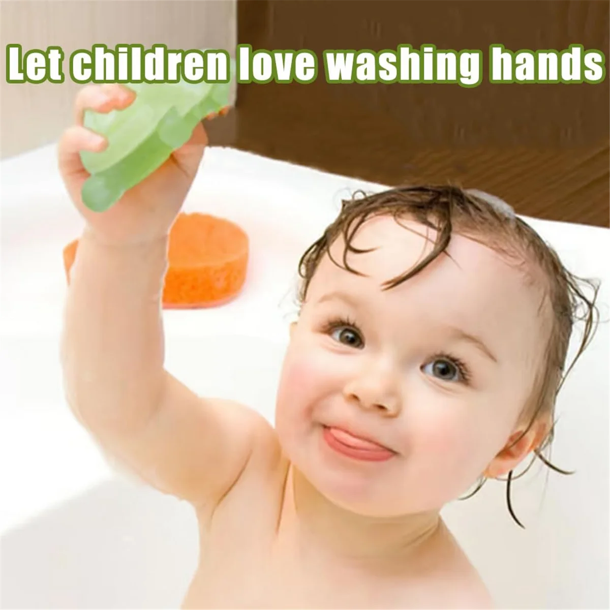 JDLQ Little Turtle Handmade Essential Oil Soap 4 Pieces of Cute Mini Turtle Moisturizing Soap Children'S Cleansing Bath Soap