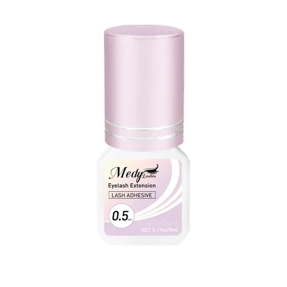 Extra Strong Eyelash Glue 5ml 0.3-3 Sec Drying Time Retention 7-8 Weeks Low Smell Waterproof Eyelash Extension Glue Wholesale