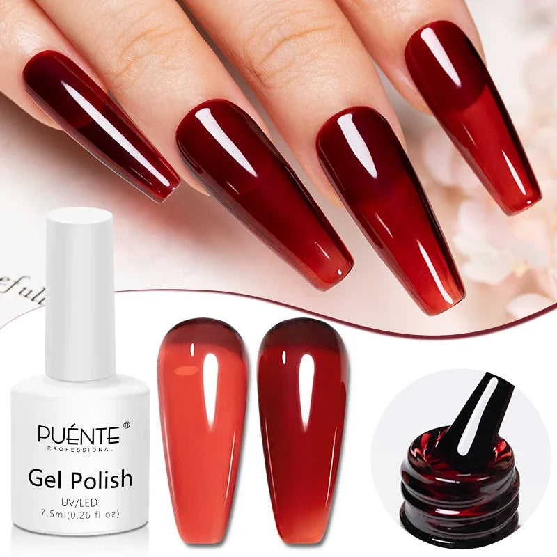 15ML 4 in 1 Builder Nail Gel For Quick Extension Nail Reinforcement Construction UV Gel Polish Semi-permanent Nail Art Varnish