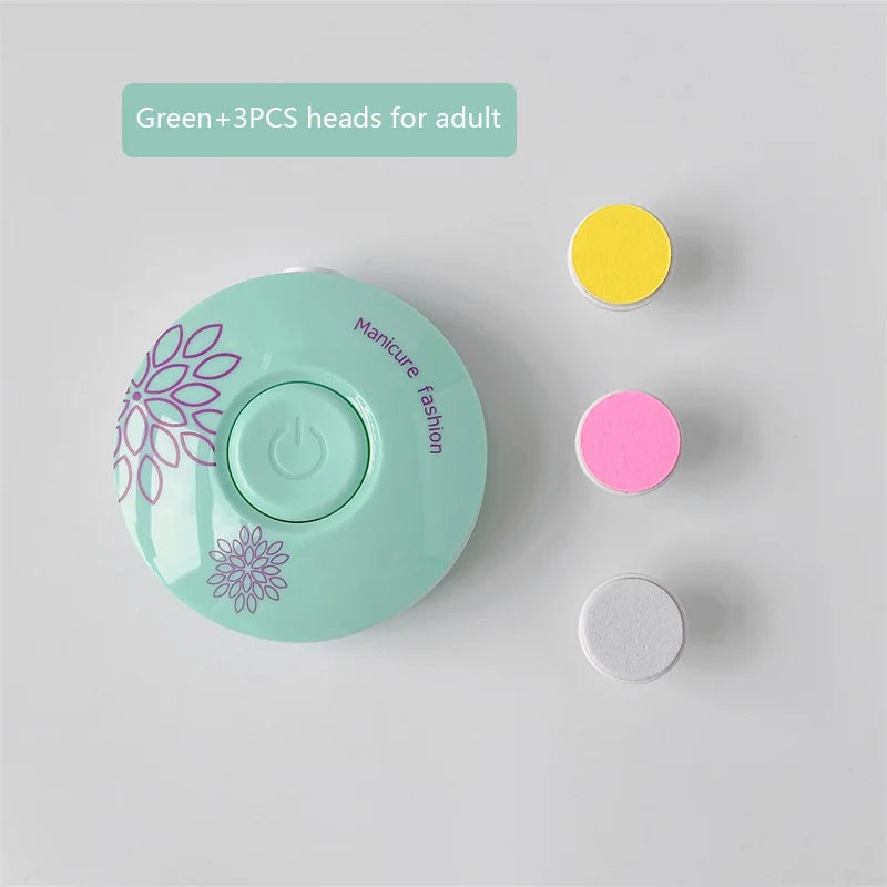 Baby Cartoon Electric Nail Trimmer Kid Nail Polisher Tool Newborn Care Kit Manicure Set Easy To Trim Nail File Clipper for Adult