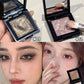 Monochrome Eyeshadow Palette Chrome Blue Pearl Glitter Highgloss Brightening Lasting Waterproof Metallic Luxury Eyeshadow Makeup