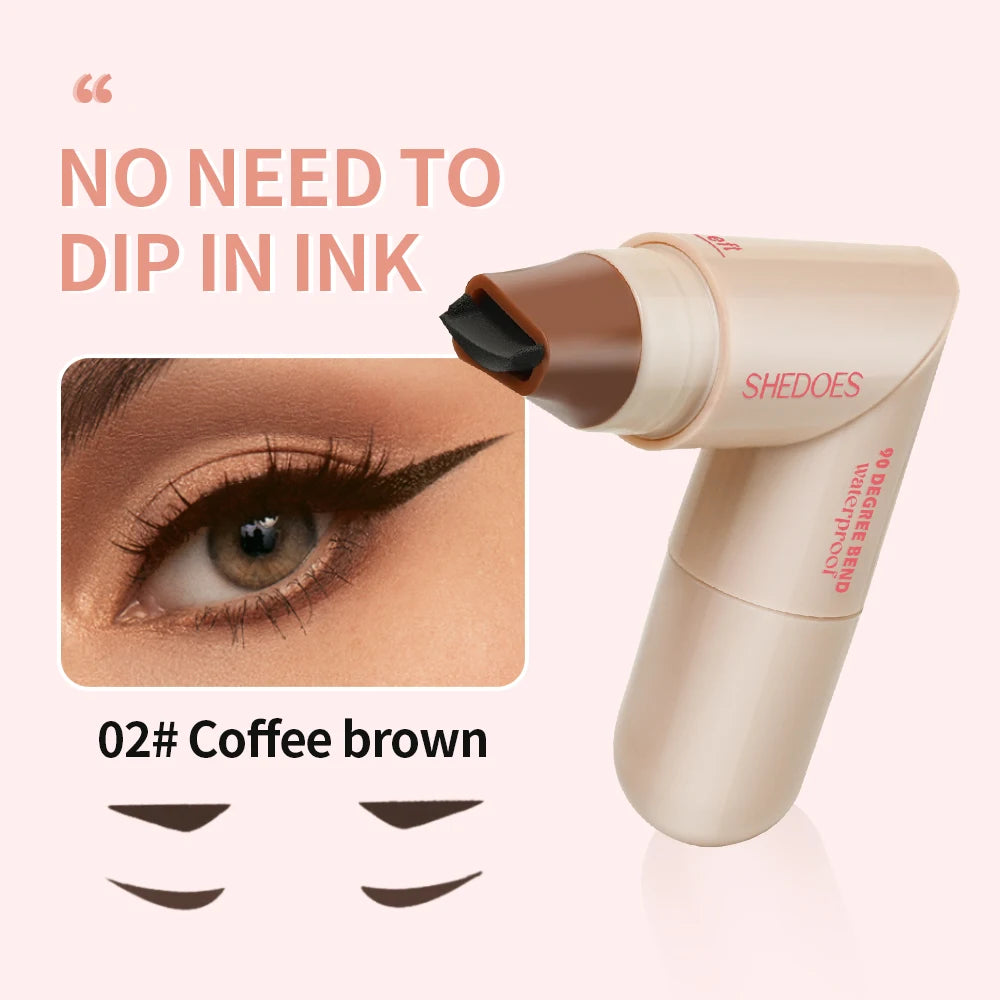 1PC eyeliner pen waterproof, fast drying, durable, smooth and easy to color, creating natural eye makeup