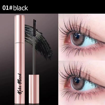 Lengthens Eyelashes Black Mascara Extra Volume Ultra-Fine Waterproof Curling Natural Lashes Mascara Female Eyes Cosmetic Makeup