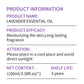 Lavender essential oil facial body skin care essential oil moisturizing moisturizing massage essential oil