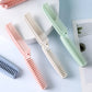 1pcs Portable Folding Comb Hair Brush Anti-static Travel Hair Brush Wheat Straw Folding Hairdressing Styling Beauty Tool