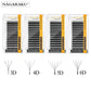 NAGARAKU Automatic Flowering W Shape  Bloom 3D 4D 5D 6D Premade Fans Eyelash Extensions Natural Soft Light Full Dense