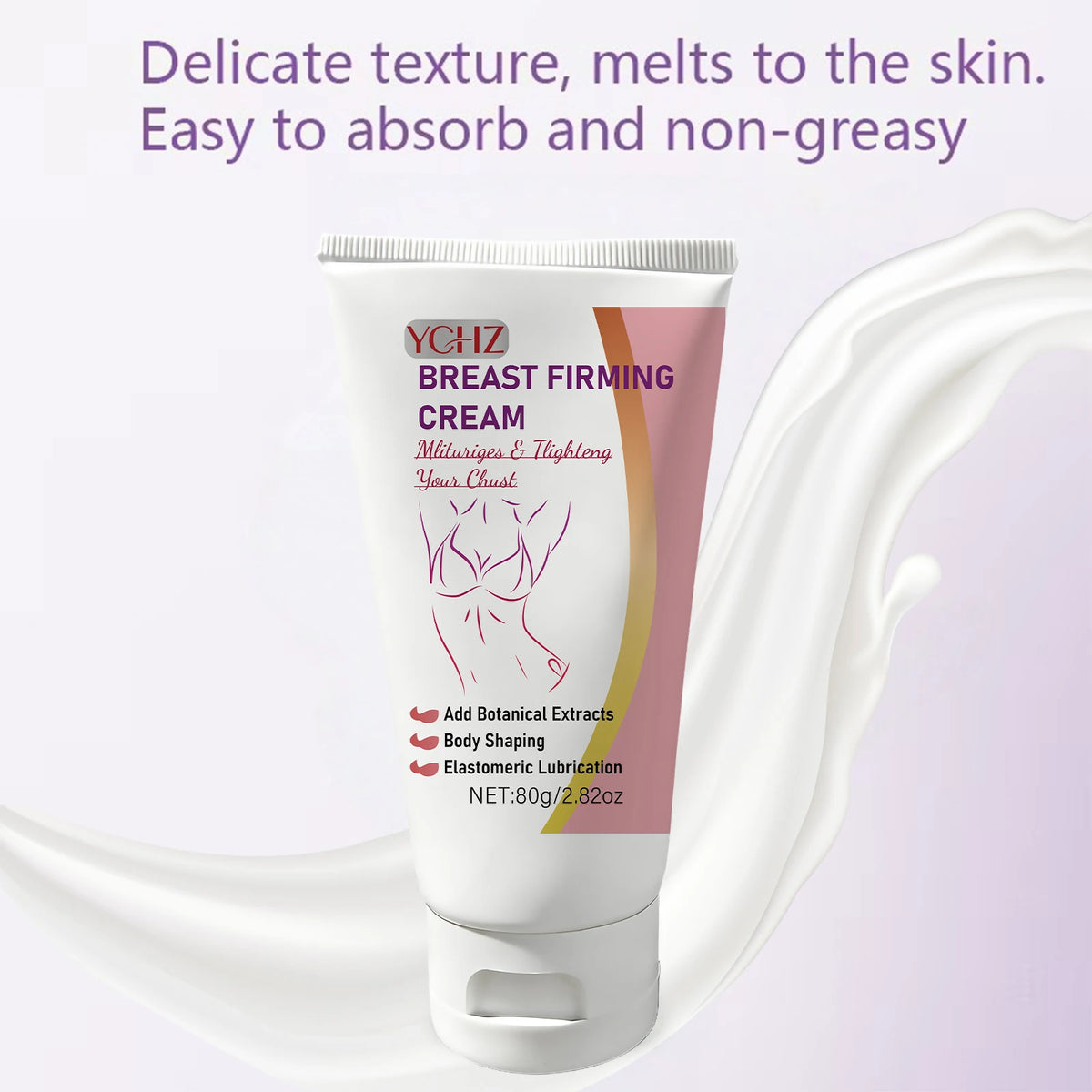 Breast Cream for Women - Contains Collagen, Shea Butter, Vitamin E, and Honey to Tighten Skin - Suitable for All Skin Types, with a Fresh Scent, Nourishes Delicate and Soft Breast Skin