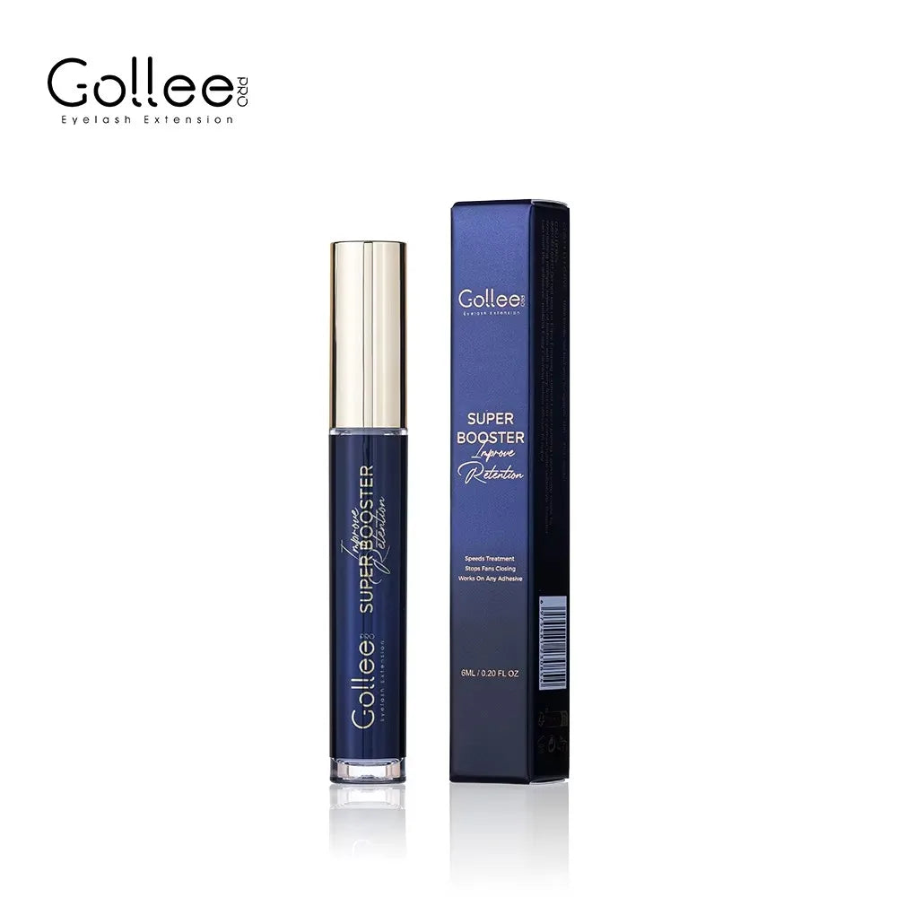 Gollee 1s Fast Dry Glue Lash Bonding Jelly Pink Eyelash Extension Glue Eyelash Adhesive Booster Cuticle Opening Accelerator tool