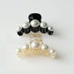 Elegant Pearl Hair Accessories and Trendy Crystal Hair Ornaments with Non-Slip Clips and Imitation Diamond Crab Hair Clips for P