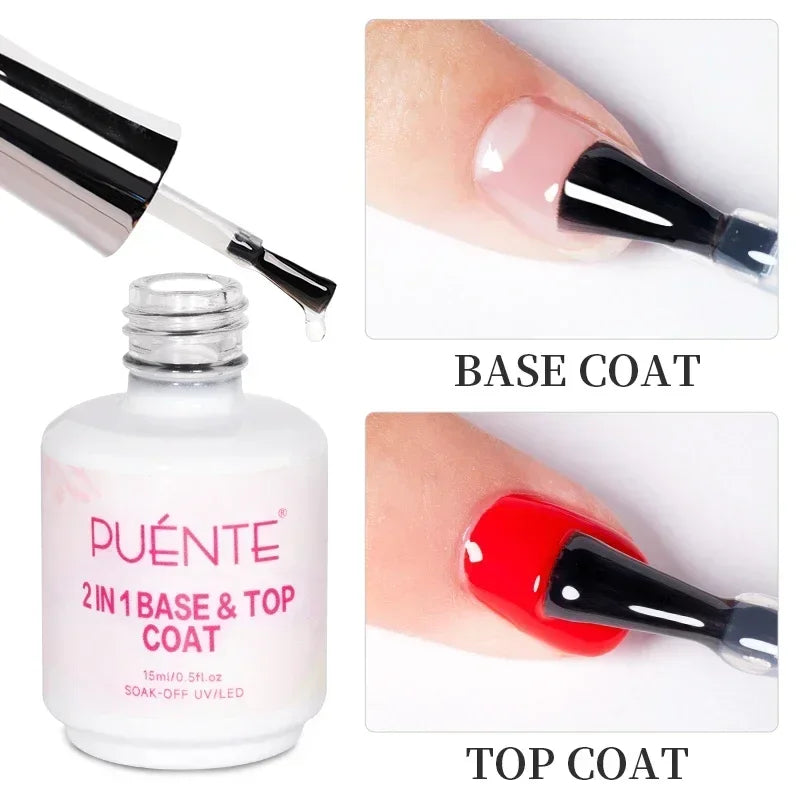 15ML 4 in 1 Builder Nail Gel For Quick Extension Nail Reinforcement Construction UV Gel Polish Semi-permanent Nail Art Varnish