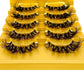 5pairs Mink Eyelashes Invisible Band Lash Extension Natural False Eyelashes Cross Cluster Fairy 3D Faux Big Eye Long Fake Lashes