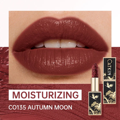 CATKIN Makeup Velvet Matte Lipstick, Hydrating Satin Long Lasting lipstick with Smooth and Creamy Texture