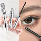Steel Tube Mascara-Special Spiral Brush Waterproof Long Lasting Silk Fiber Mascara Keep Each Eyelash Curled for Long Time Makeup