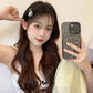 Y2K Irregular Liquid Metal Hairpin Butterfly Zircon Hair Clips Girl Fashion Silver Bang Clip For Women Hair Accessories