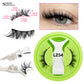 Reusable Magnetic Eyelashes 1 Pair Natural Curly Fluffy Magnetic False Eyelashes No Glue Needed Lashes Makeup with Tweezer Set