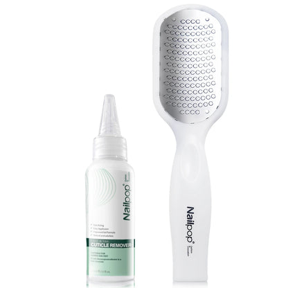 NAILPOP Extra Strength Callus Remover for Feet and Foot File Kit Remove Hard Skins Heels and Tough Callouses from feet Quickly