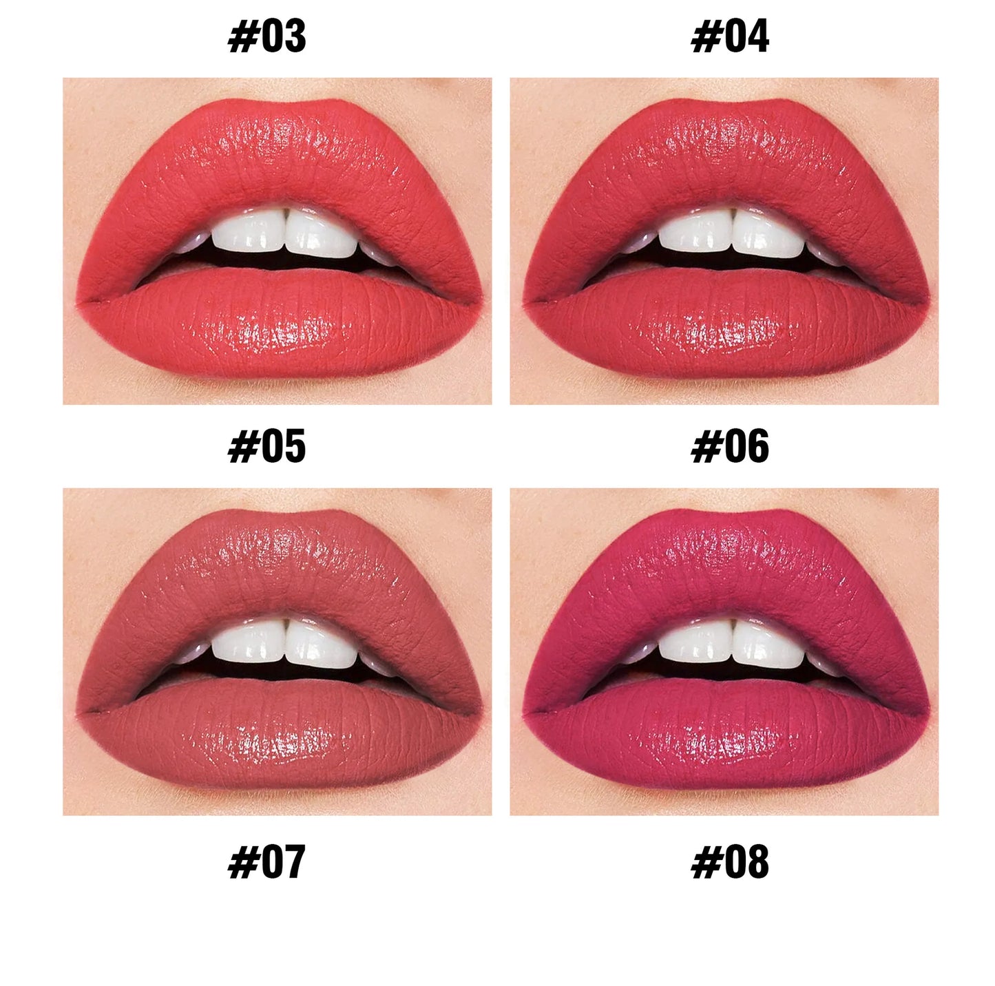 Handaiyan two in one matte lipstick moisturizing sandwich lipstick 8 colors available