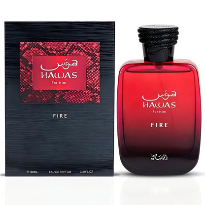 100ML RASASI Hawas For Men - Eau de Parfum Long Lasting Signature Premium Arabian Daily Elegance Refreshing Luxurious Masculine