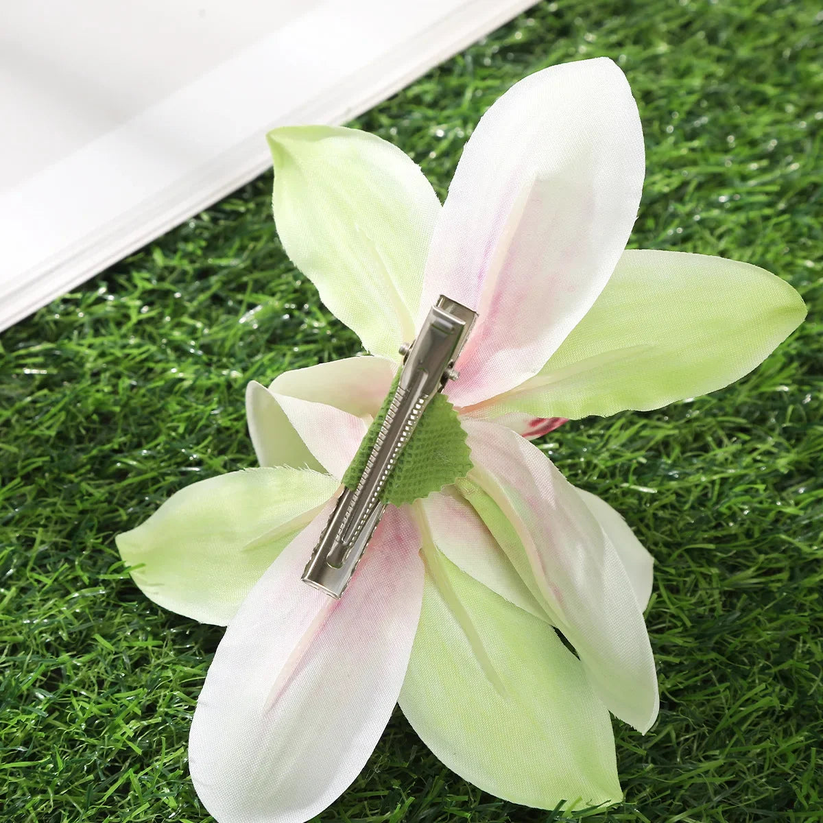 Bohemian Orchid Flowers Hair Clips Small Hairpin Bridal Barrette Beach Wedding Flower Women Holiday Hair Accessories