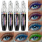 9 Colors 5D Mascara with Big Eyes,Strong Waterproof Thickening Lengthening Curling Liquid Fiber Mascara Eyelash Extension Makeup