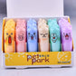 24pcs/lot Moisturizing Fruit Flavor Colourless Cartoon Lip Balm Natural Plant Lip Gloss Fruit Embellish lipstick Makeup Tools